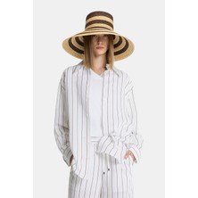 Vakko By Lorena Antonıazzı White Striped Shirt