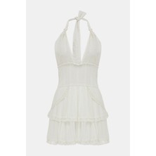 Love Shack Fancy White Mini Dress