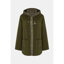 Fay Khaki Wool Coat