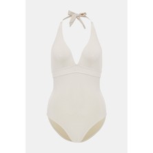 Emmanuela Ecru Swimsuit