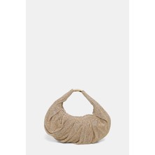 Benedetta Bruzziches Benedetta Bruzzıches Gold Stone-Embellished Bag
