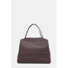 Orciani Orcıanı Burgundy Leather Bag