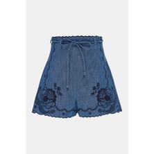 Zimmermann Zımmermann Dark Blue Shorts
