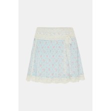 Love Shack Fancy Ice Blue Skirt