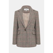 Helene Berman Beige Buttoned Jacket
