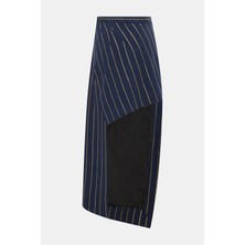 Vivienne Westwood Vıvıenne Westwood Navy Striped Skirt