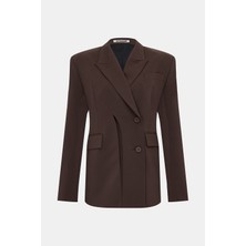 Ottolınger Dark Brown Buttoned Jacket