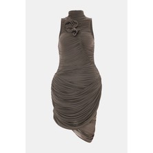 Magda Butrym Brown Mini Dress