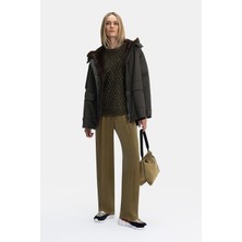 Vakko By Forte Forte Khaki Straight-Leg Trousers