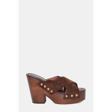 Paris Texas Parıs Texas Dark Brown Printed Shoes
