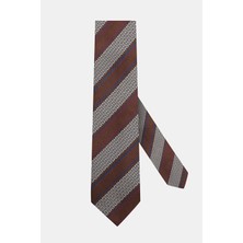 Vakko Exclusive Diagonal Striped Silk Tie