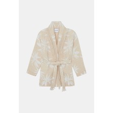 Kujten Light Pink Patterned Cardigan