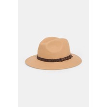Helene Berman Beige Wool Hat