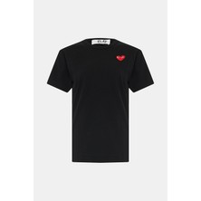 Comme Des Garçons Comme Des Garcons Play Black Crew Neck T-Shirt