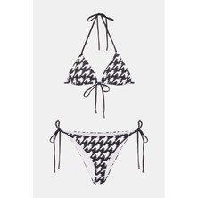 Perfect Moment Black Houndstooth Bikini
