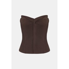 Ottolınger Dark Brown Blouse