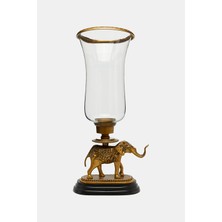 Eichholtz Eıchholtz Elephant Motif Candle Holder