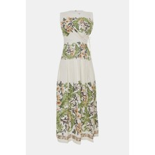 Agua By Agua Bendıta Multicolor Floral Pattern Midi Dress