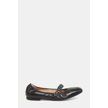 Stuart Weitzman Stuart Weıtzman Black Leather Ballet Flats