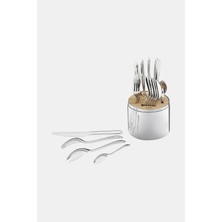 Christofle Chrıstofle Cutlery Set For 6 (24 Pieces) Essentiel Stainless Steel