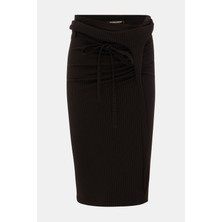 Ottolınger Black Viscose Skirt