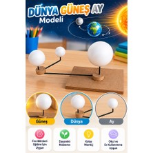 Artlantis Güneş Dünya Ay Maketi 1 Paket Dünya Güneş Ay Modeli Set Deney Seti Strafor Toplu Fen Bilimleri Okul Etkinlik Sınıf