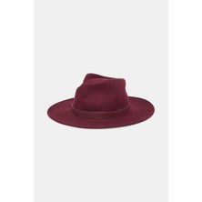 Helene Berman Burgundy Wool Hat