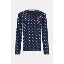 Comme Des Garçons Comme Des Garcons Play Navy T-Shirt