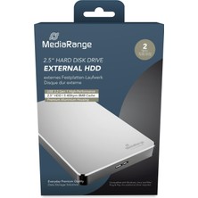 Mediarange Harici HDD USB 3.2 Gen 1 2tb Gümüş