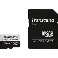 Transcend 32GB USD350V Yüksek Dayanıklılık Microsd Kart, 100 Mb/s, C10, U1