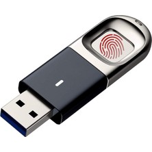 W-Lynn 32G 64G 128GB 256GB Şifreli Parmak Izi Algılama USB Bellek Bilgisayar USB Bellek, 128GB