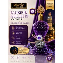 Platin Kolonyaları 350 Ml. Büyük Ince Belli Cam Şişe Balıkesir Geceleri Kolonyası