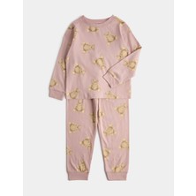Marks & Spencer Spencer Bear™ Saf Pamuklu Pijama Takımı