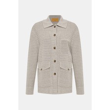 Guest In Residence Guest In Resıdence Stone Color Textured Jacket