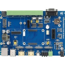 Waveshare Hesaplama Modülü 4 Raspberry Pi Cm4 Global 5g / 4g / 3g / 2g Hücresel Ağ Desteğinin Tüm Çeşitleri Için Endüstriyel Iot Taban Kurulu