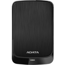 Adata HV320 Harici Sabit Disk 2tb, Taşınabilir, Ince, Şok Sensörleri, USB 3.2 Gen1, Aes 256-BIT Şifreleme, Ps5, Siyah ile Çalışma