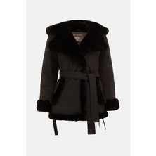 Vakko By Dıego M Black Goose Down Jacket
