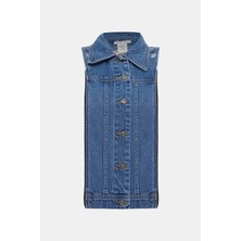 Veronica Beard Veronıca Beard Blue Denim Vest