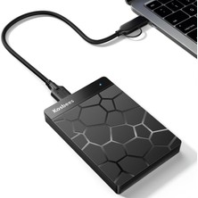 Kosbees Harici Sabit Disk, 500 Gb, Windows Için Taşınabilir Sabit Disk, Ultra Ince, Harici HDD Bellek, Pc, Mac, Dizüstü Bilgisayar, Ps4, Xbox One, Xbox 360 ile Uyumlu; Plug-And-Play Özellikli