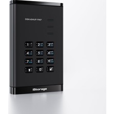 Istorage Disk Ashur Pro3 HDD 500 GB - Güvenli Taşınabilir Sabit Disk - Fıps Seviye 3 Sertifikalı - Şifre Korumalı - Toz / Su Itici - Donanım Şifreleme