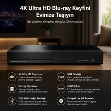 Panasonic Blu-Ray Oynatıcı "blu-Ray, DVD ve CD Disklerinizi Tek Cihazda Oynatın"