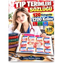 Enine Boyuna Eğitim Resimli Tıp Terimleri Sözlüğü – 120 Kategoride 1200 Kelime