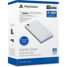 Seagate Game Drive SSD 2tb, Ps4/5, Playstation 5/4, USB 3.0, Beyaz, Dahil. 2 Yıl Kurtarma Hizmeti, STMH2000200