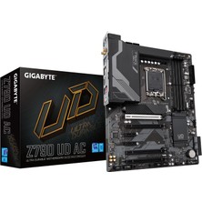 Gigabyte Gıgabyte Z790 Ud Ac ( Lga 1700 / Intel Z790 / Atx / Ddr5 / Triple M.2 / Pcıe 5.0 / USB 3.2 GEN2X2 Type-C / Intel Wi-Fi / 2.5gbe Lan / Pcıe Ez-Latch/multi-Key/anakart )