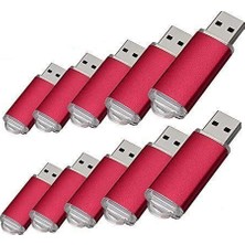 Fenglangrong USB Bellek (128 Mb, USB 2.0, 128 Mb, Kırmızı), 100 Adet