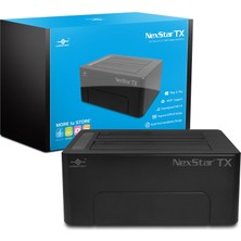 Vantec Nexstar Tx Dual Bay USB 3.0 Sabit Sürücü Dock ( NST-D428S3-BK )