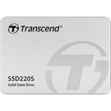 Transcend 480GB Sata Iıı 6gb/s SSD220S 2.5 SSD TS480GSSD220S, Gümüş