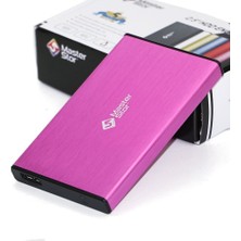 Masterstor 500GB Harici Sabit Sürücü USB 3.0 Ultra Hızlı Sabit Sürücü 2.5 Inç Taşınabilir Sata Dizüstü Bilgisayar Sabit Sürücü Pembe (500GB)