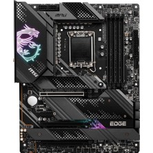 MSI Msı Mpg Z690 Edge Wifi Oyun Anakartı (Atx, Intel Core, Lga 1700 Soket, Ddr5, Pcıe 5, 2.5g Lan, M.2 Yuvaları, Wi-Fi 6e), Z690EDGEWI