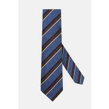 Vakko Exclusive Diagonal Striped Silk Tie